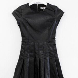 Girls leather dress